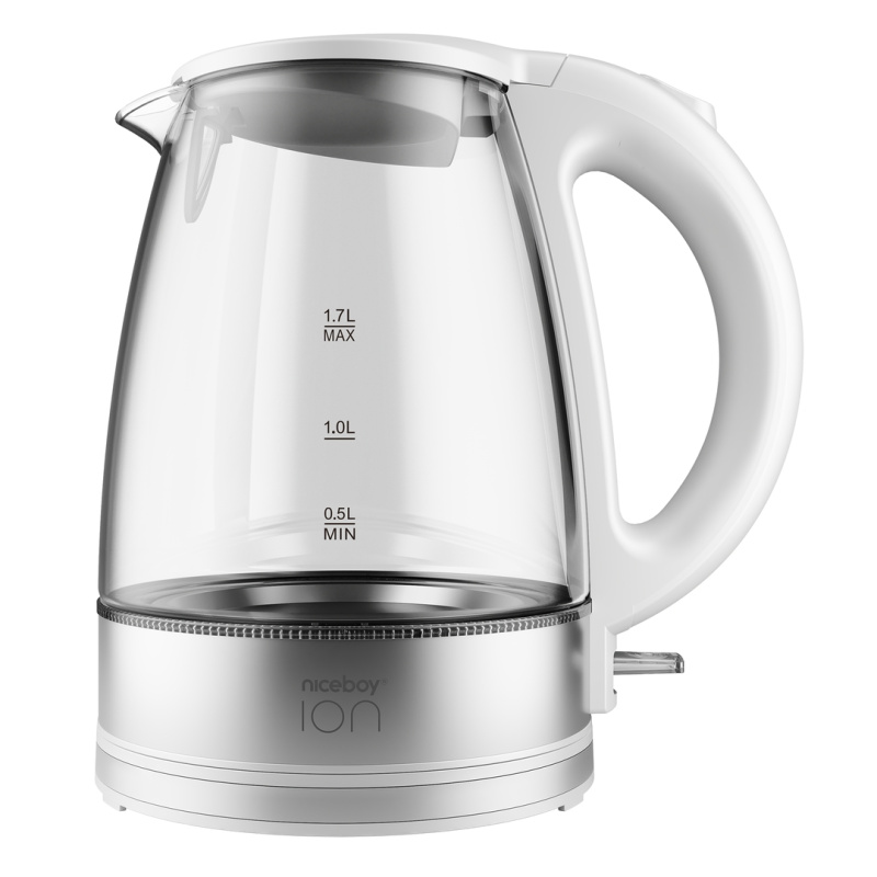 Niceboy ION Kettle K1 Crystal Glass White Bílá