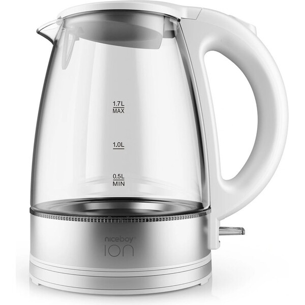 Niceboy ION Kettle K1 Crystal Glass White Bílá