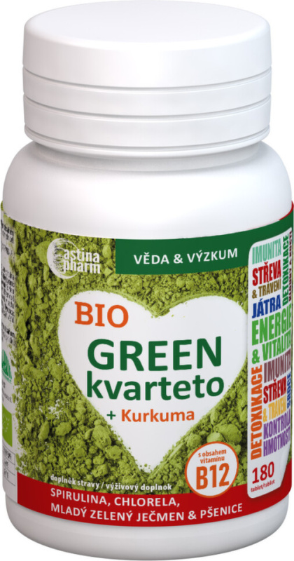 ASTINA Green kvarteto s kurkumou 180 tablet