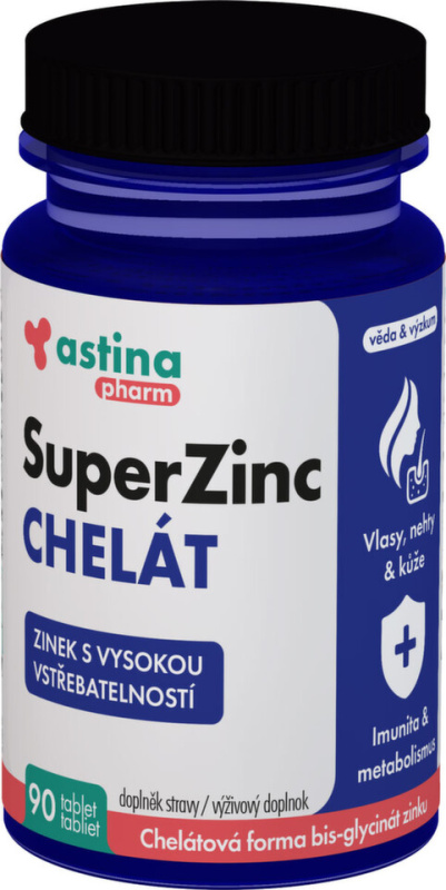 ASTINA Superzinc chelát 90 tablet
