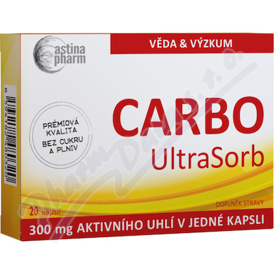 Astina CARBO UltraSorb 300 mg 20 kapslí