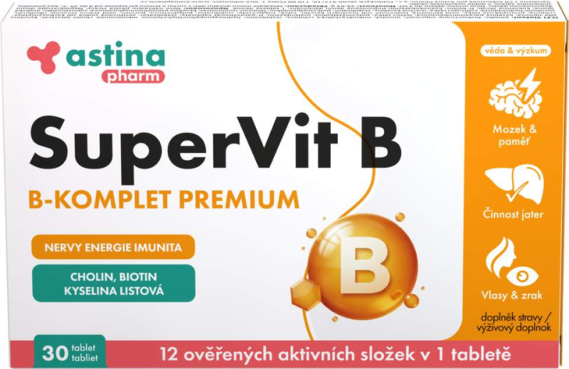 Astina Supervit B-komplet Premium 30 tablet