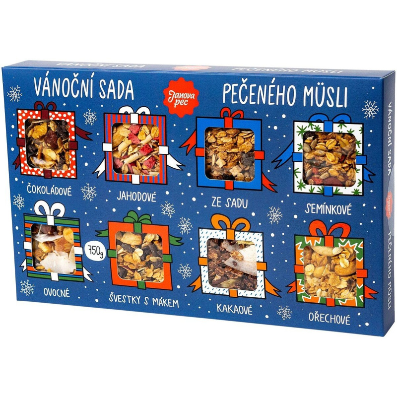Janova Pec Vánoční sada pečeného müsli