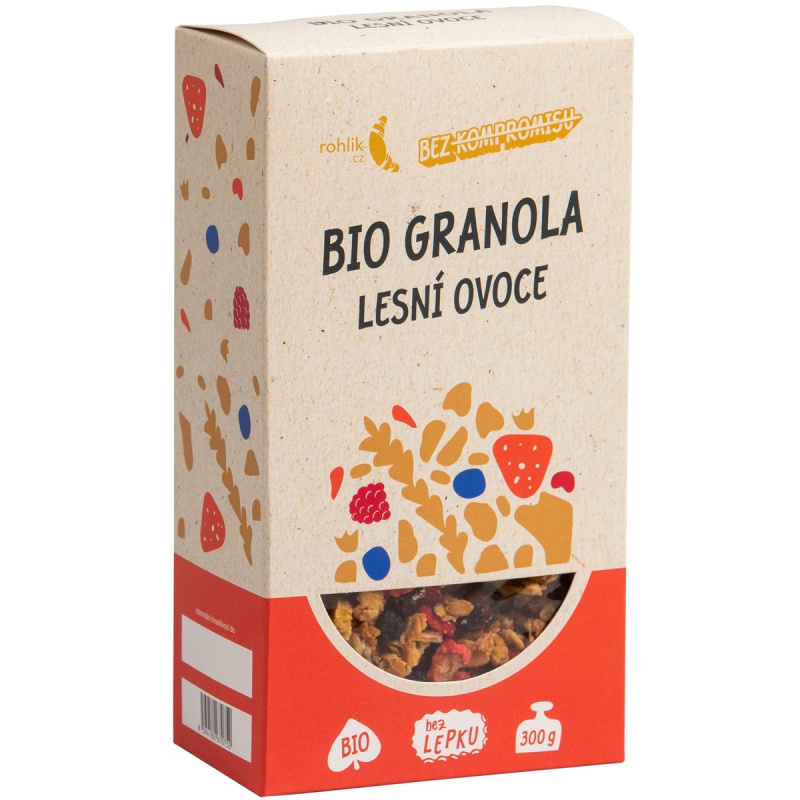 Rohlik.cz BIO Granola lesní ovoce