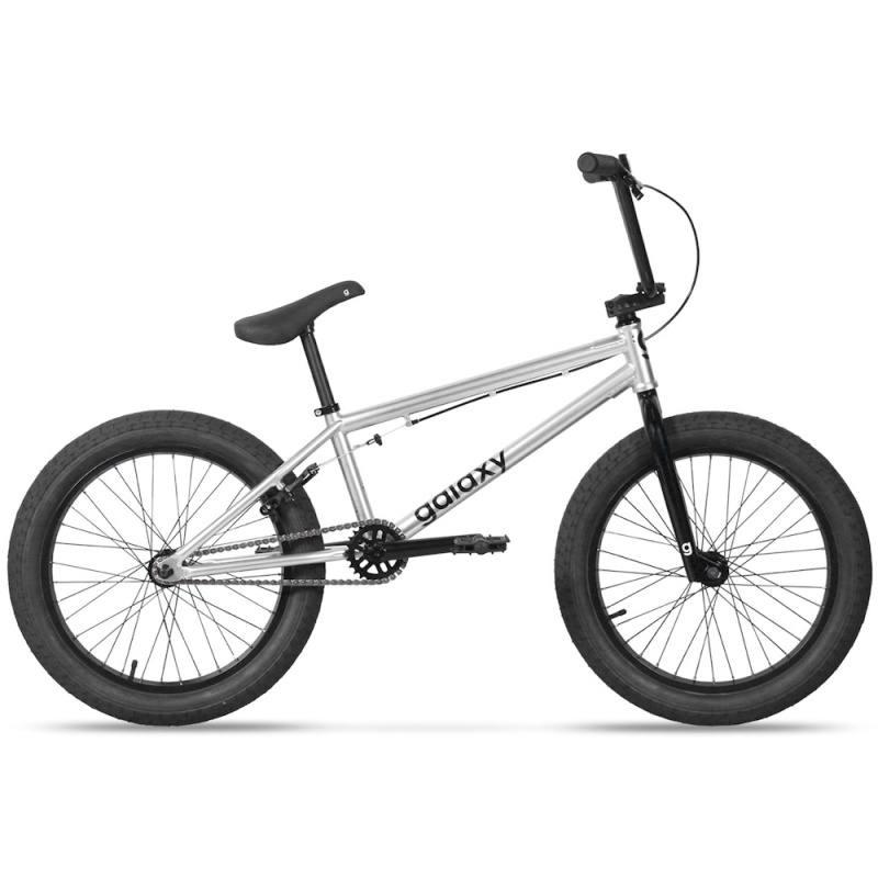BMX kolo Galaxy Whip 20" 8.0 • 11,4 kg stříbrná