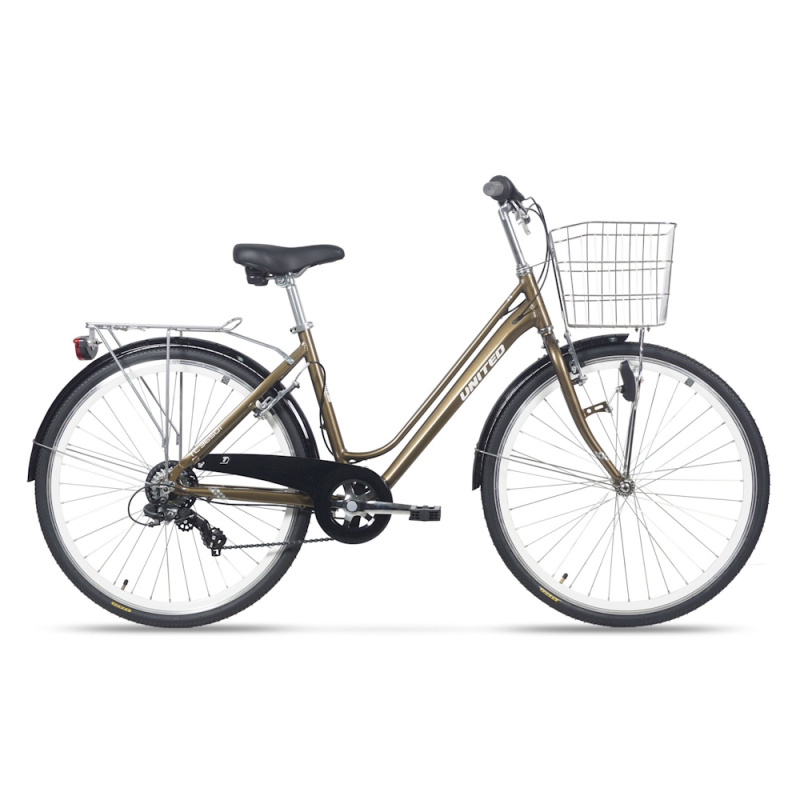 Městské kolo United City 26" - model 2026 17" (155-175 cm) hnědá
