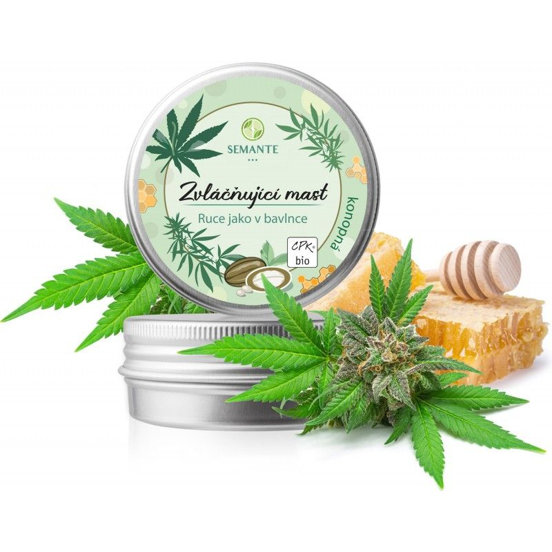 Semante Zvláčňující konopná mast Ruce jako v bavlnce BIO. 50 ml