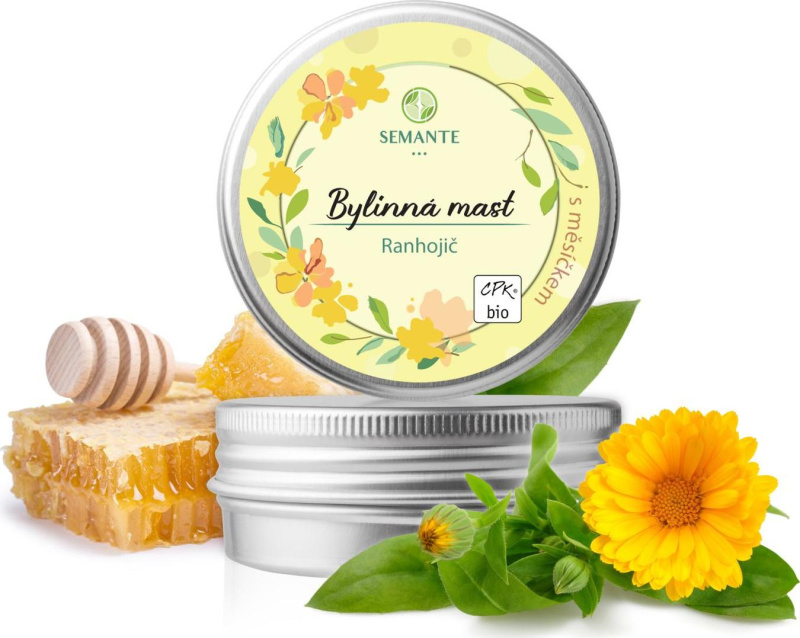 Semante Bylinná mast s měsíčkem Ranhojič BIO, 50ml