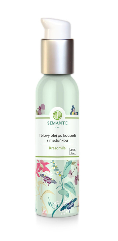 Semante Tělový olej po koupeli s meduňkou Krasomila BIO, 100ml