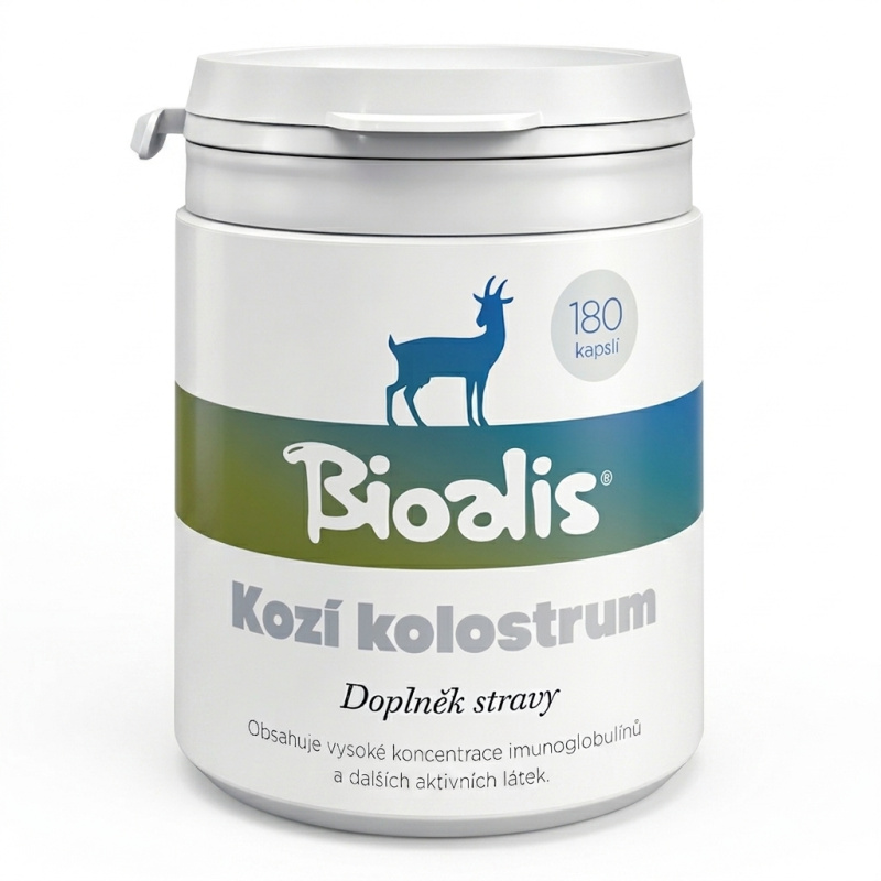 BIOALIS Tobolky s kozím kolostrem, 180 tobolek