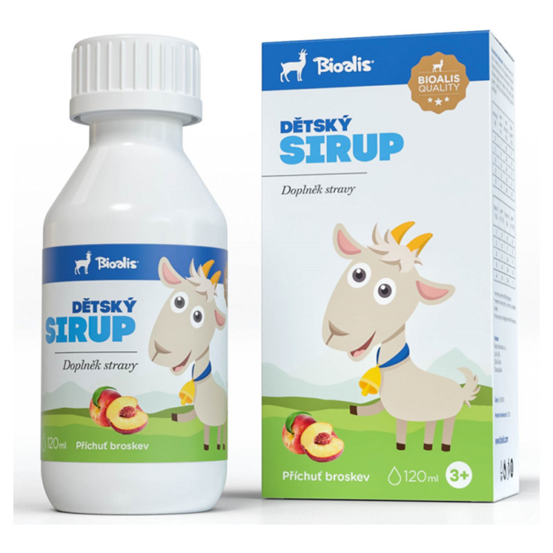 BIOALIS Dětský sirup s kolostrem, 120 ml