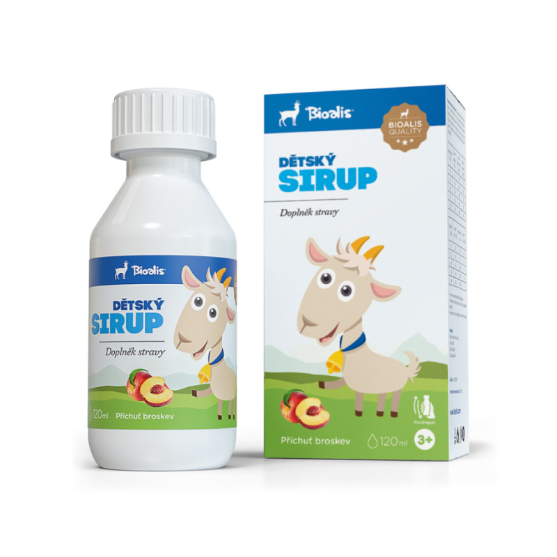BIOALIS Dětský sirup s kolostrem, 120 ml