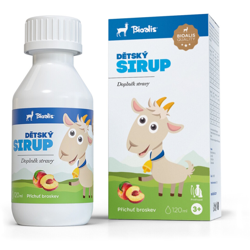 BIOALIS Dětský sirup s kolostrem, 120 ml