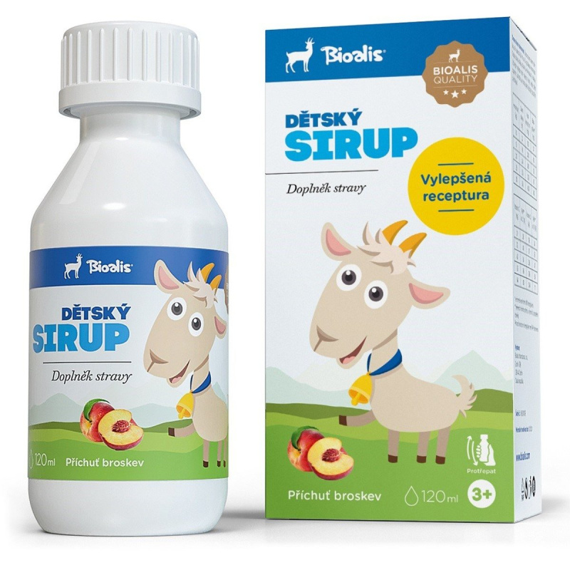 BIOALIS Dětský sirup s kolostrem, 120 ml