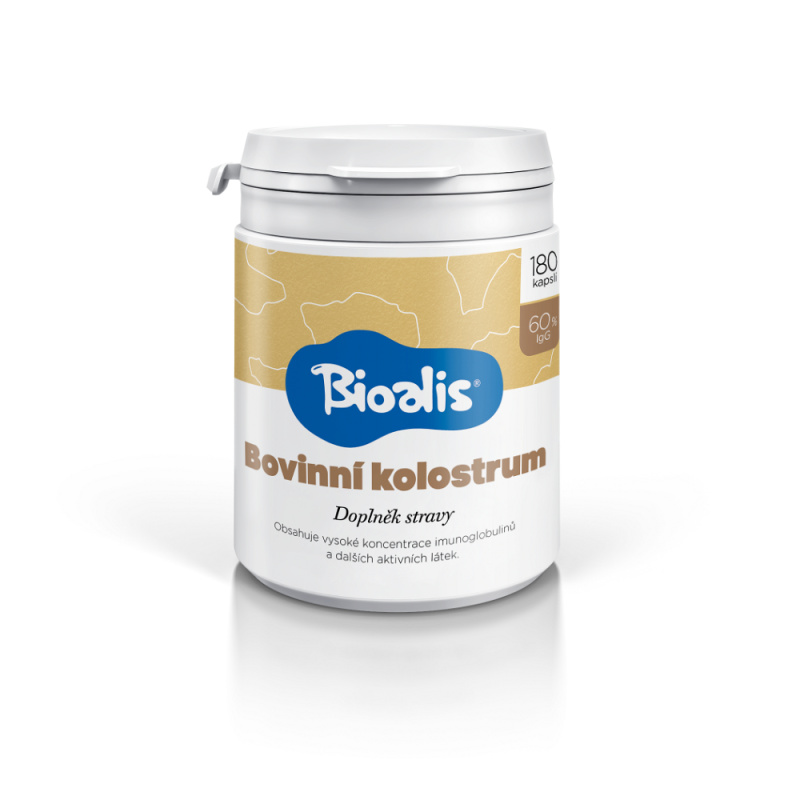 BIOALIS Tobolky s bovinním kolostrem, 180 tobolek