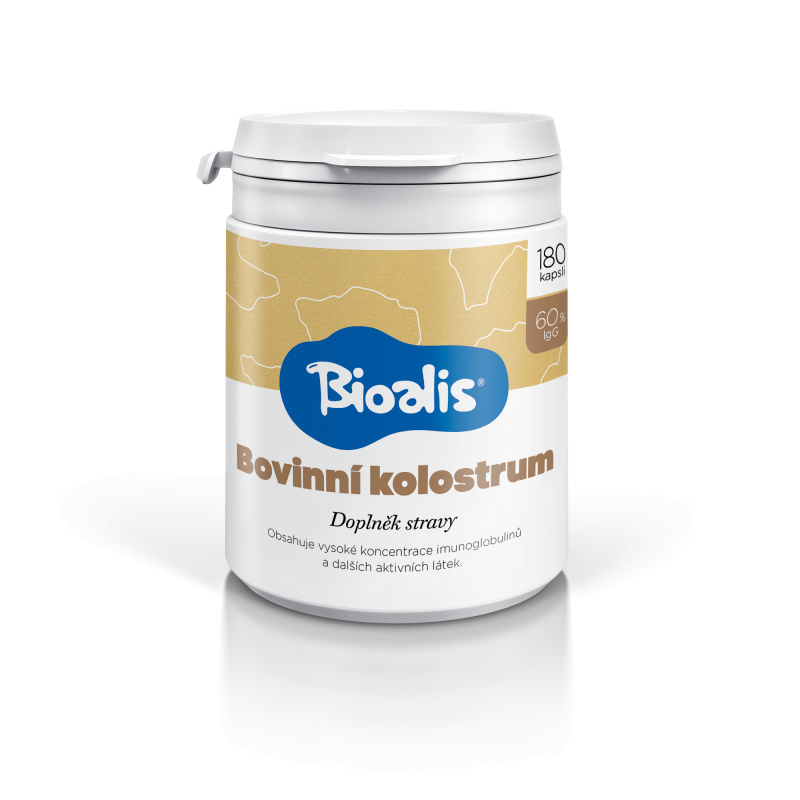 BIOALIS Tobolky s bovinním kolostrem, 180 tobolek
