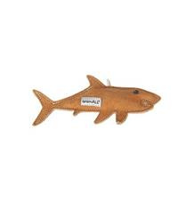 Hračka pes animALL Baby žralok kůže, natural  22x10cm