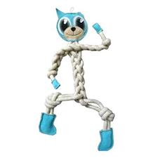 Hračka pes animALL Cat kůže+lano Mr.Roper 1ks/47cm