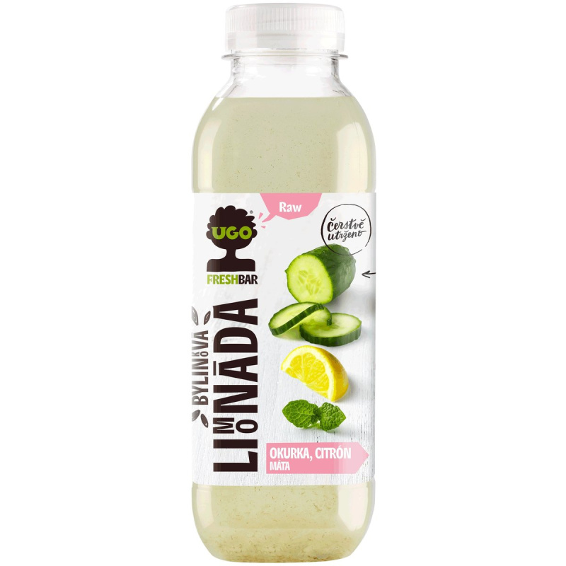 UGO Bylinková limonáda okurka, citrón, máta