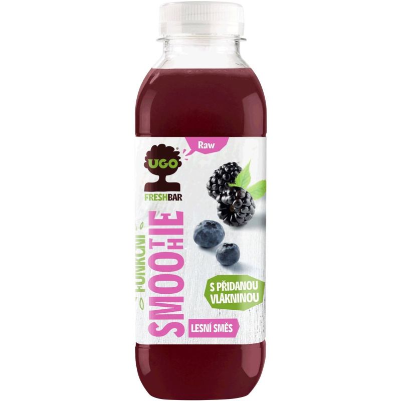 UGO RAW Funkční smoothie lesní směs s vlákninou