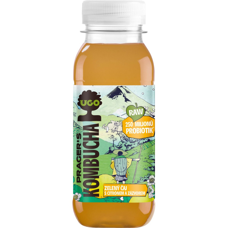 UGO Kombucha citron zázvor