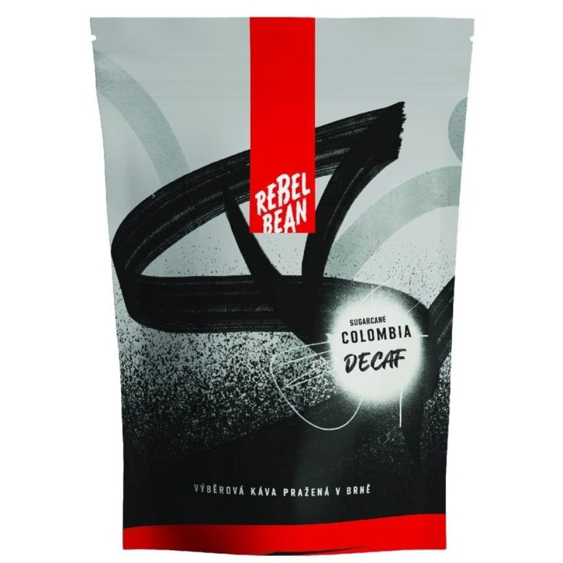 Rebelbean Colombia Santa Maria Decaf filtr/espresso zrnková káva bez kofeinu