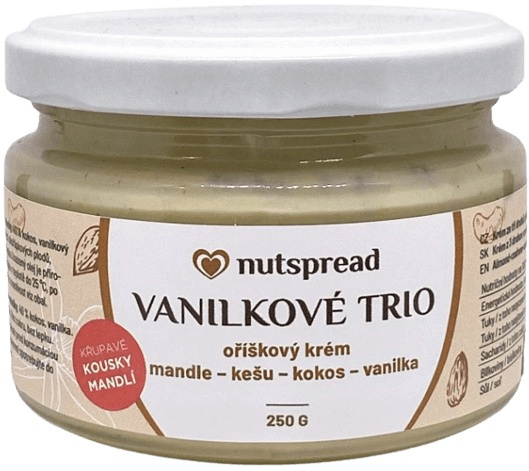 Nutspread Vanilkové Trio 250 g - křupavé