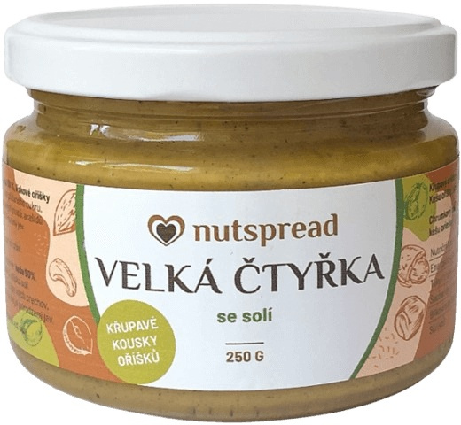 Nutspread Velká čtyřka se solí 250 g