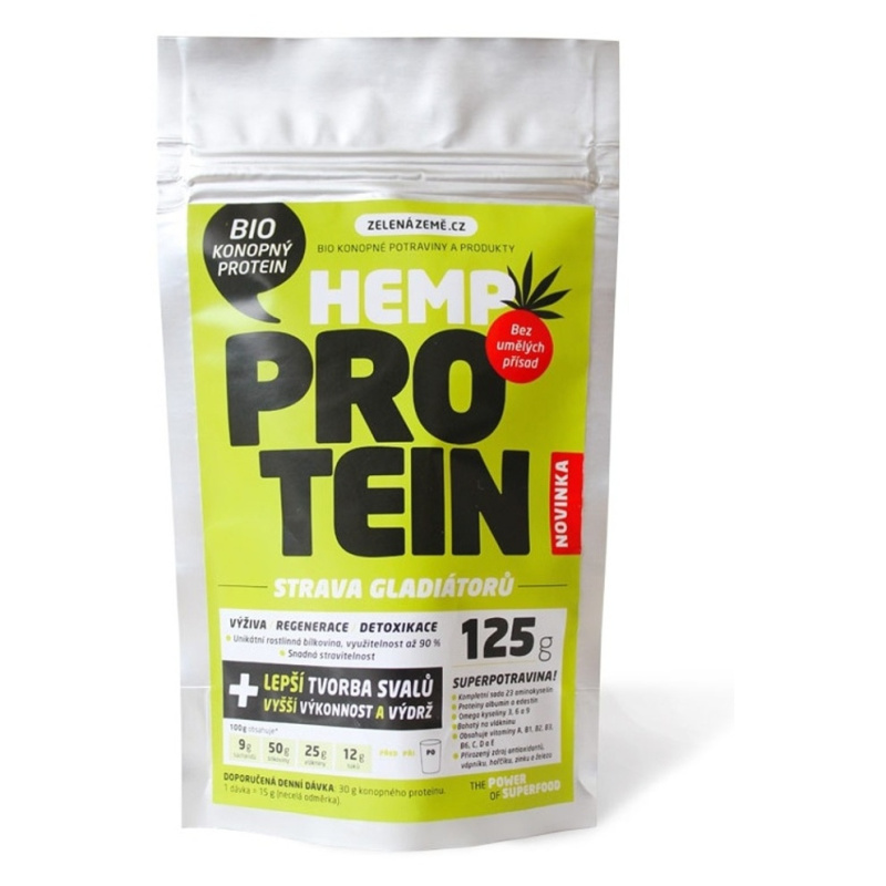 Zelená Země Konopný protein BIO 125 g
