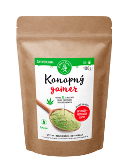 Zelená Země Konopný gainer Fitness 1kg