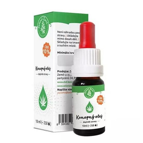Zelená Země CBD olej pro psy 10%, 10 ml