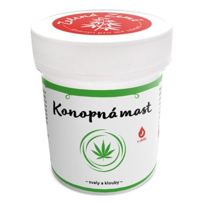 Zelená Země Konopná mast na svaly a klouby, 100 ml