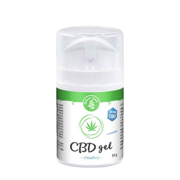 Zelená Země CBD chladivý gel 50 g