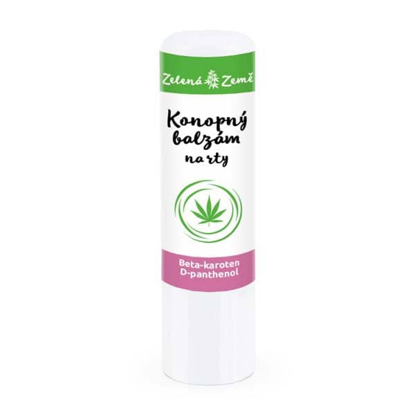 Zelená Země Konopný balzám na rty 4,8 ml