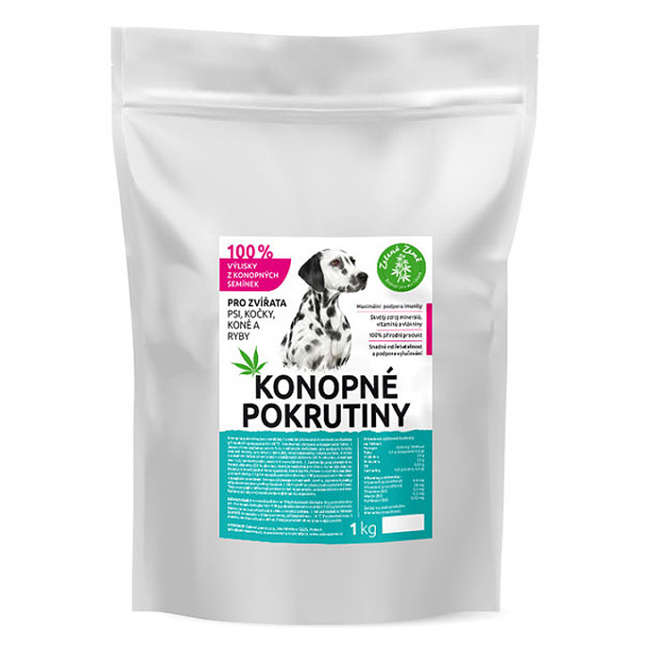 Zelená Země Konopné pokrutiny 1 kg