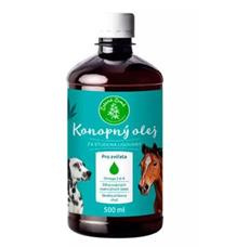 Konopný olej pro zvířata  500ml