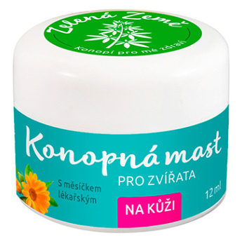 Zelená Země Konopná mast na kůži pro zvířata 12 ml