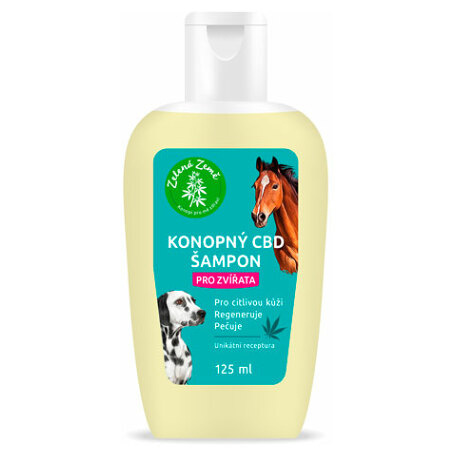 Zelená Země CBD šampon pro zvířata 125 ml