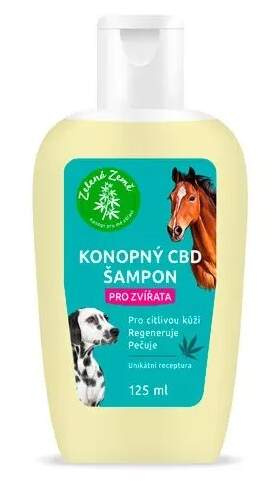 Zelená Země CBD šampon pro zvířata 125 ml