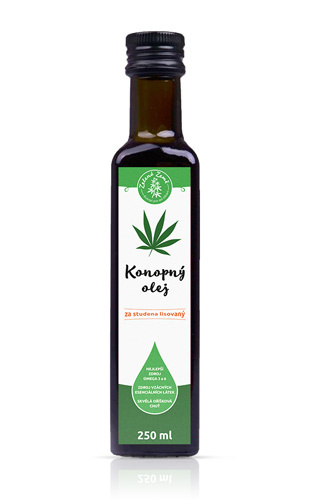 Zelená Země Konopný olej 250 ml