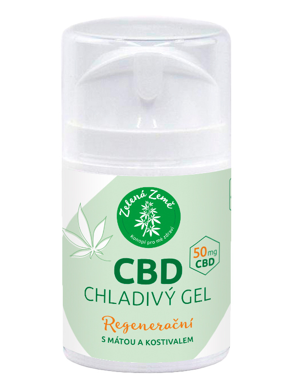 Zelená Země CBD chladivý gel 50 g