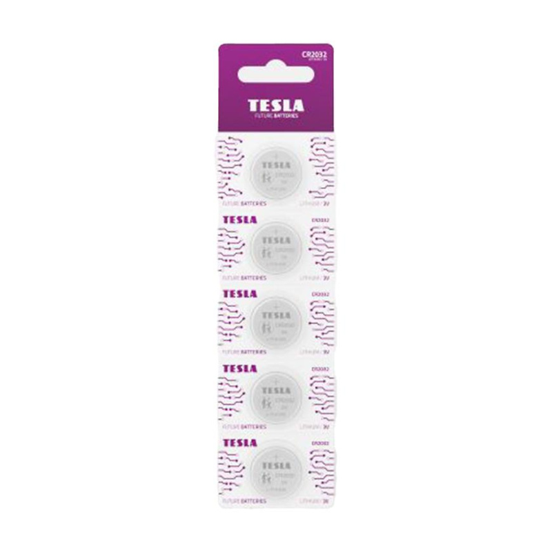 Baterie Tesla CR 2032 5 ks