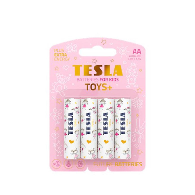 Baterie Tesla AA Toys Girl LR06 4 ks