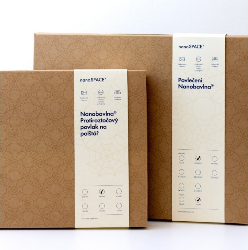 nanoSPACE Dětské povlečení pro alergiky s nanovláknem Nanobavlna®