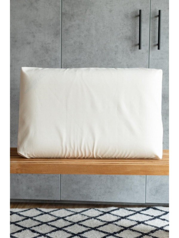 nanoSPACE Protiroztočový povlak na anatomický polštář se zipem nanoSPACE, Nanobavlna® – režná biobavlna, 42x66cm