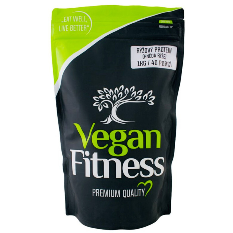 Vegan Fitness Rýžový protein (hnědá rýže) 1000 g