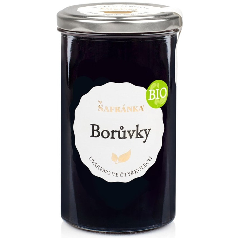 Šafránka BIO Borůvky extra džem výběrový speciální