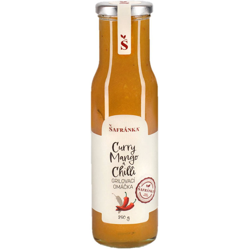 Šafránka Curry mango a chilli grilovací omáčka