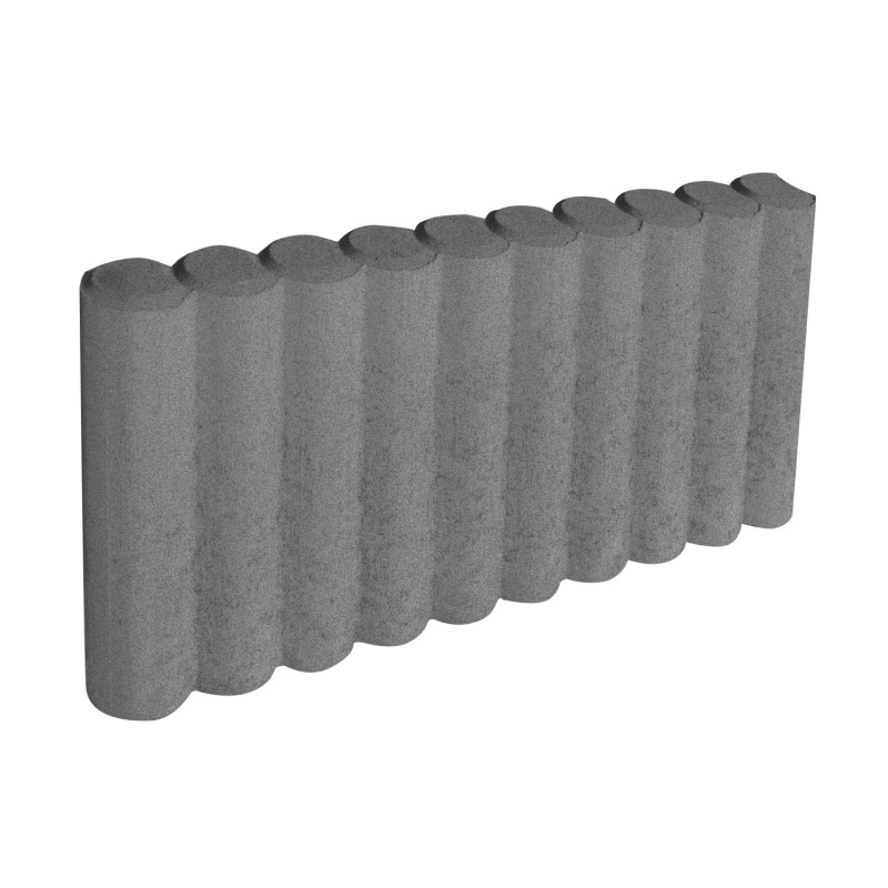 DITON Palisádový obrubník přírodní 50 x 6 x 25 cm