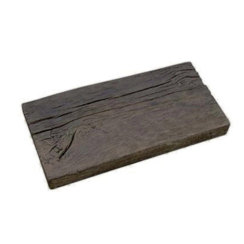 DITON Betonové terasové prkno v imitaci dřeva D3 dub tmavý, 25 x 50 x 5 cm